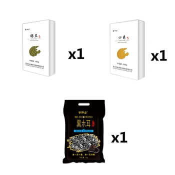 【肇庆专享】干货杂粮组合（黑木耳*1+小米*1+绿豆*1）